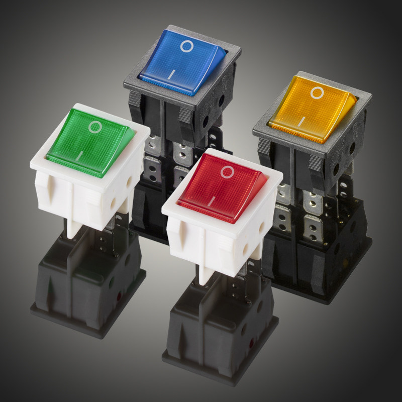 30A船型开关 电锅通用开关配件KCD3电热锅多星锅KCD4大功率电焊机