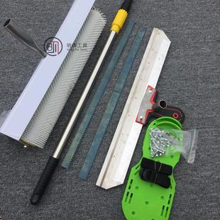 塑胶自流平水泥施工工具耙子刮板刮齿硅PU放气滚筒钉鞋 环氧地坪漆
