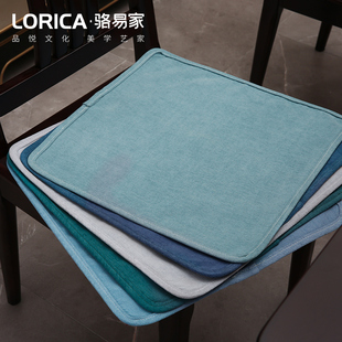 雪尼尔椅子垫薄款沙发坐垫屁垫餐桌板凳办公垫子防滑家用椅垫定制