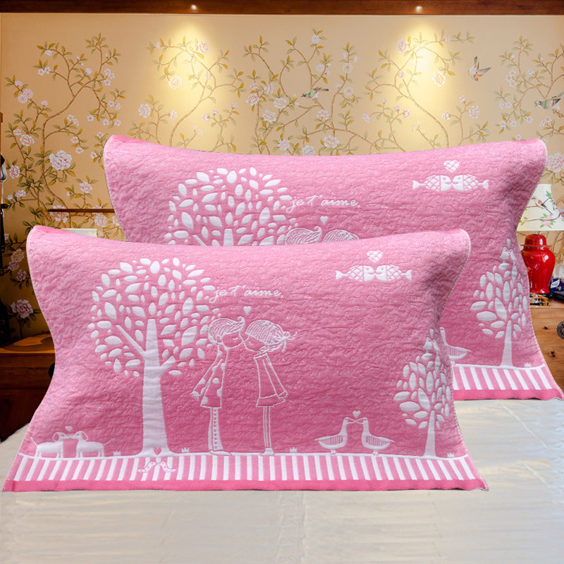 纯棉纱布枕巾三层布艺成人四季情侣全棉纯色单人学生透气大枕头巾,床上用品,枕巾,淘宝优惠券,粉丝福利购,淘宝优惠卷