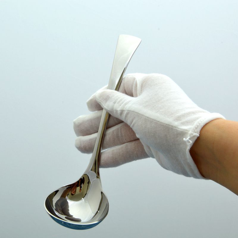 精致迷你小巧g18/10酱汁勺304不锈钢小汤勺公用分汤勺粥勺家用