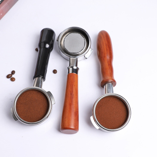 Nuova诺瓦奥斯卡咖啡机专用无底手柄配件58mm萃取通用把手含粉碗