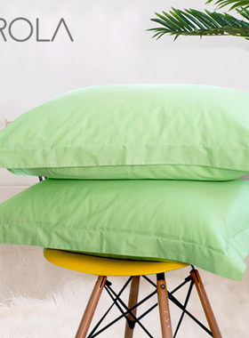 Frola枕套纯棉全棉一对装枕头套大号加大48x74内胆套单人学生宿舍