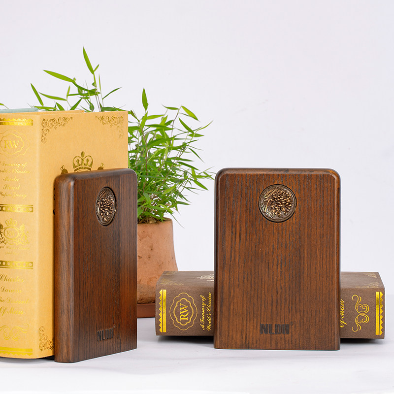 书靠办公室软装实木创意家居简约桌面书档整理摆书架隔书立架摆件