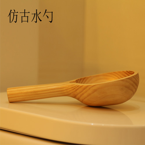 包邮 实木掏挖水瓢 优质休闲葫芦水瓢 泡澡木桶专用仿古水勺