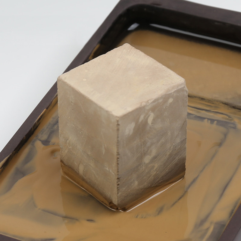 开砚泥砥石 新买砚开砚 泥石打磨开锋 去蜡 清洗砚台