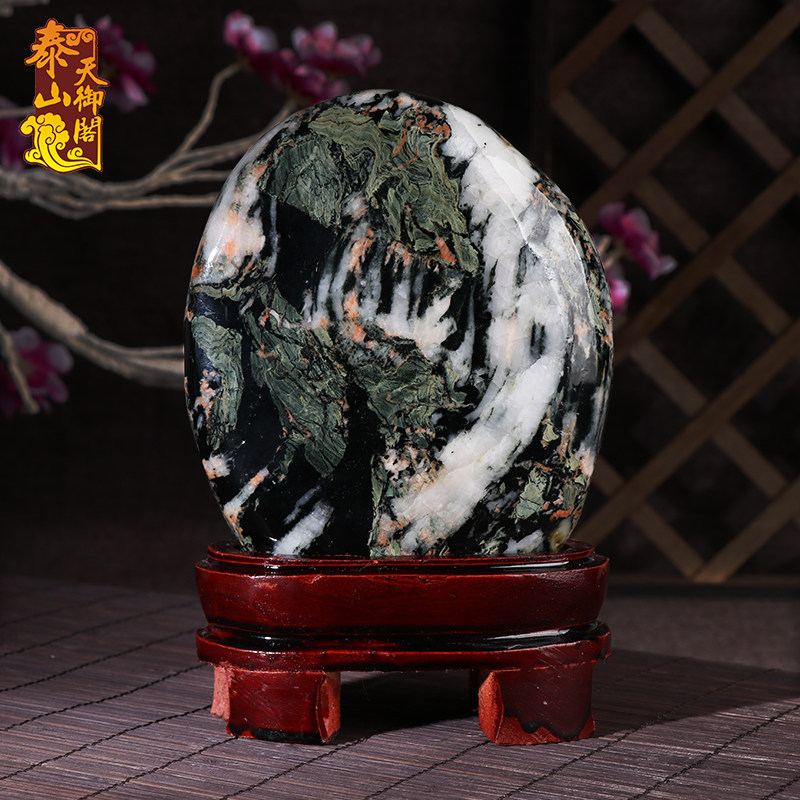 天御阁 七彩石原石摆件 天然奇石收藏观赏石头工艺品客厅家居饰品