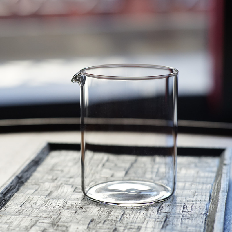 简约直筒耐热玻璃公道杯茶席公杯子主人匀茶杯分茶器功夫茶具配件