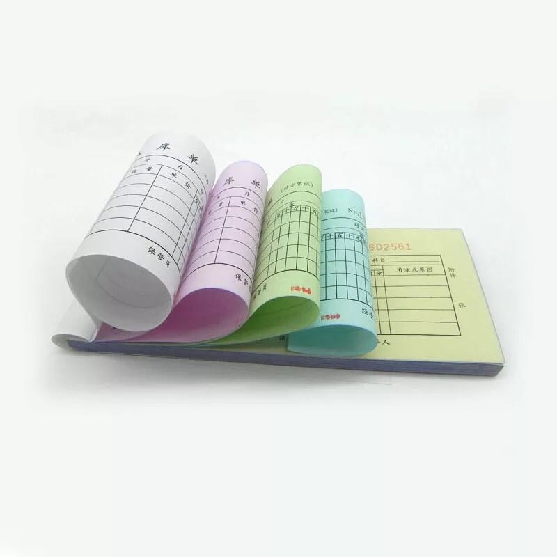 10本五联无碳出库单5联无碳复写入库出仓单收据票本8K华奥