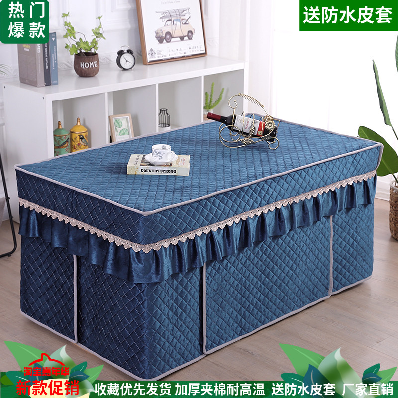 长方形电炉罩烤火桌布新款烤火炉罩子电暖炉桌子取暖桌套茶几套罩