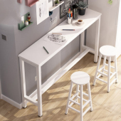 240长奶茶店桌阳台餐桌 220 长条高脚桌宽30 40cm靠墙小吧台桌200