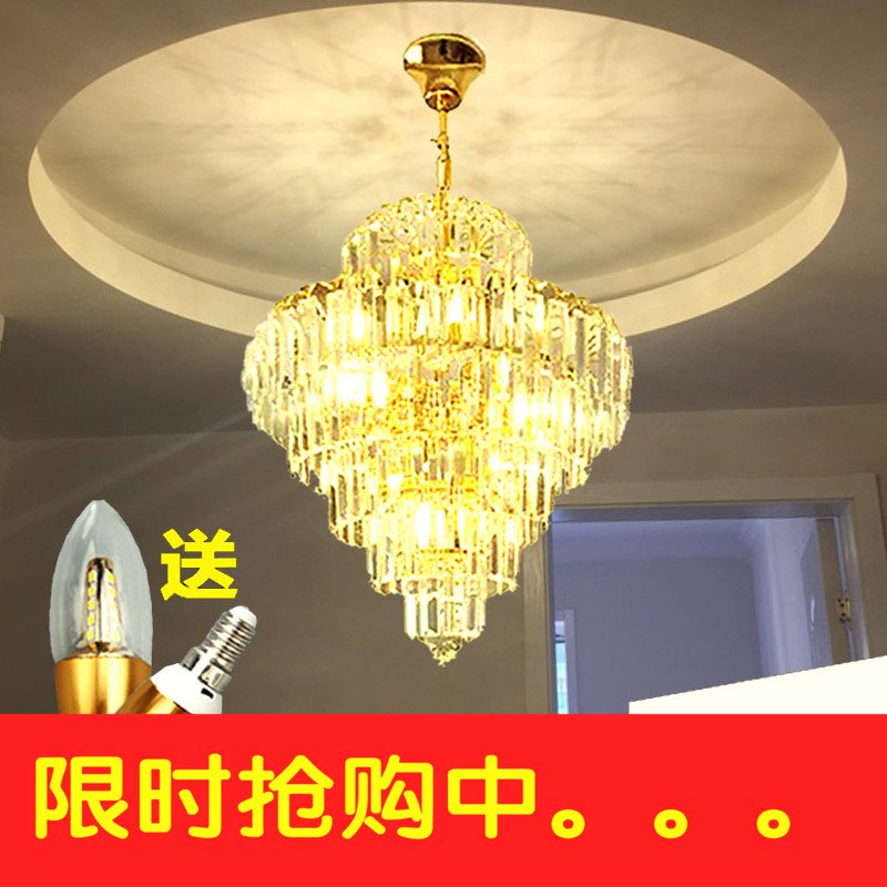 现代简约水晶灯餐厅吊灯玄关欧式客厅卧室复式楼梯过道走廊小创意