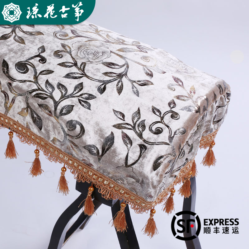 【琼花古筝】烫金绒古筝罩 古筝防尘罩子 面料厚实琴罩