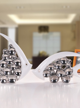 陶瓷工艺品欧式电视柜创意客厅摆件婚庆礼品家居饰品白银泡泡鱼