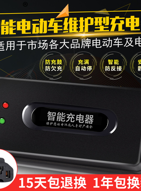 玫瑰之约电动车电瓶适用充电器36V4812AHV60V72V64V20AH30A40AH50