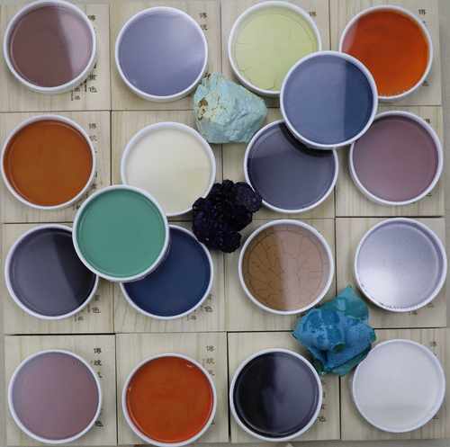 天成轩牌碟装国画色   天然矿物颜料 天然植物颜料 天然动物颜料