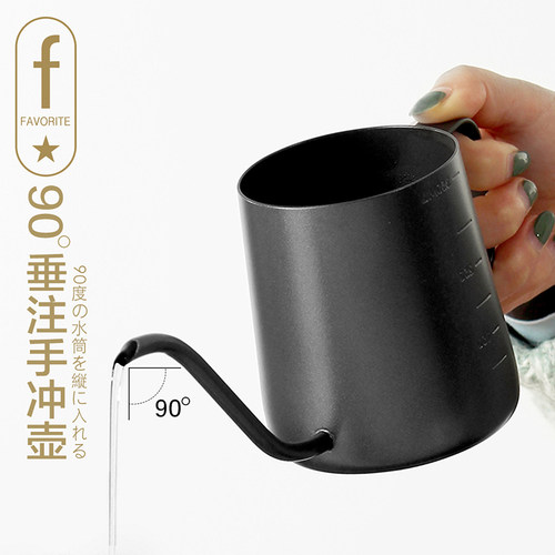 挂耳咖啡手冲壶 4mmj极细注水 滴漏冲咖啡 带刻度 特氟龙 细口壶