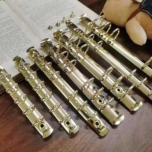 手帐M5活页环A6金色活页夹 A5A6A7奇葩A8[活页夹送五金螺丝钉套装