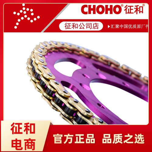 征和油封链条 428HO/520/525/530HO摩托车链条 金色油封链条链扣 - 封面