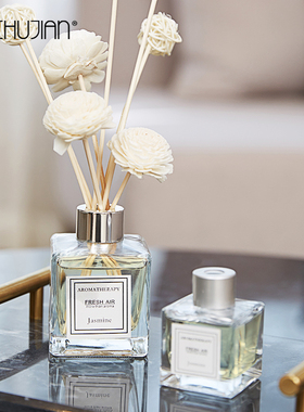 家用室内房间卧室厕所去味家居装饰花草散香器藤条无火香薰小摆件