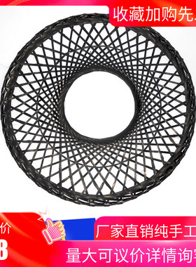竹编帽子客家帽复古斗笠舞蹈道具表演用品横店大帽檐帽子遮阳顶帽