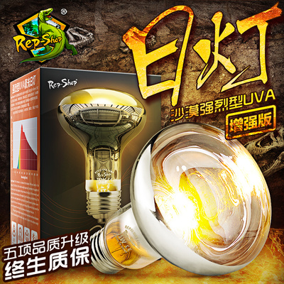 RS沙漠型爬宠UVA日灯加热灯鬃狮蜥蜴爬虫陆龟箱强烈聚光晒背升级