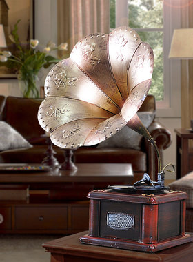 留声机复古客厅欧式怀旧摆件欧式创装饰品家居客厅工艺品酒吧道具