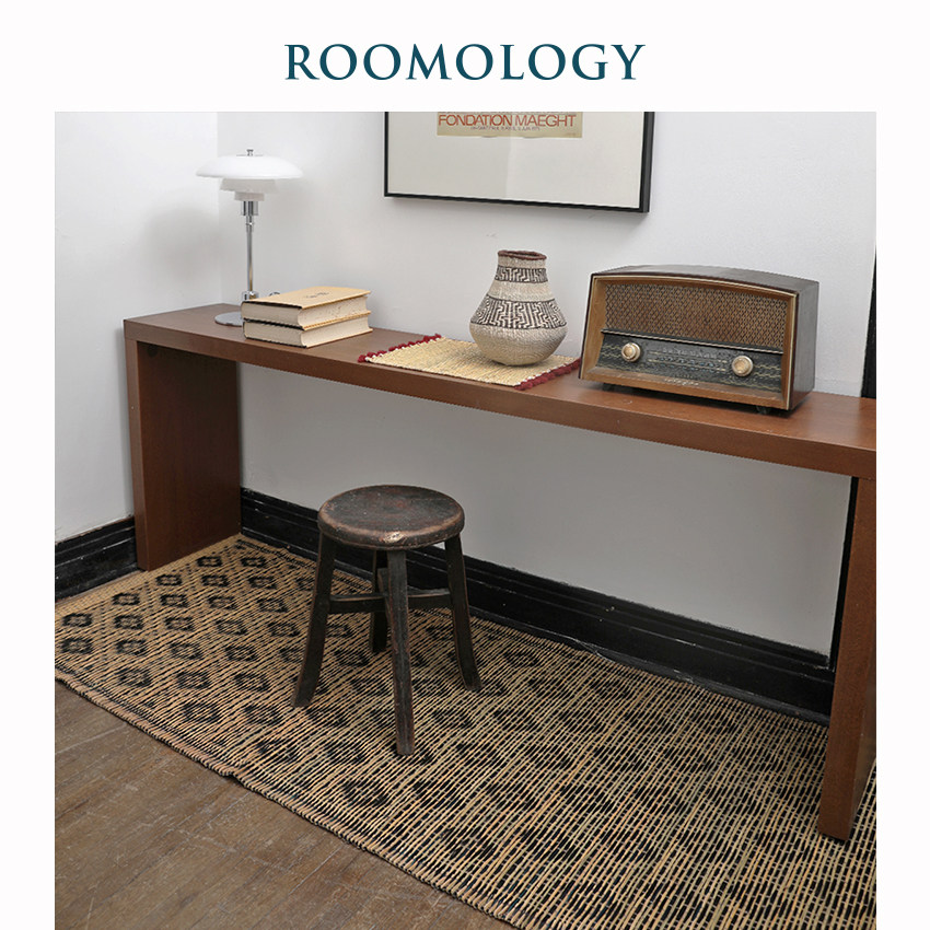 Roomology摩洛哥进口纯手工编织草编藤编地垫草席凉席夏季地毯