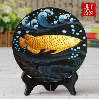 家装饰品客厅书房间隔断柜台书桌面摆件中式新房乔迁新居开业礼品