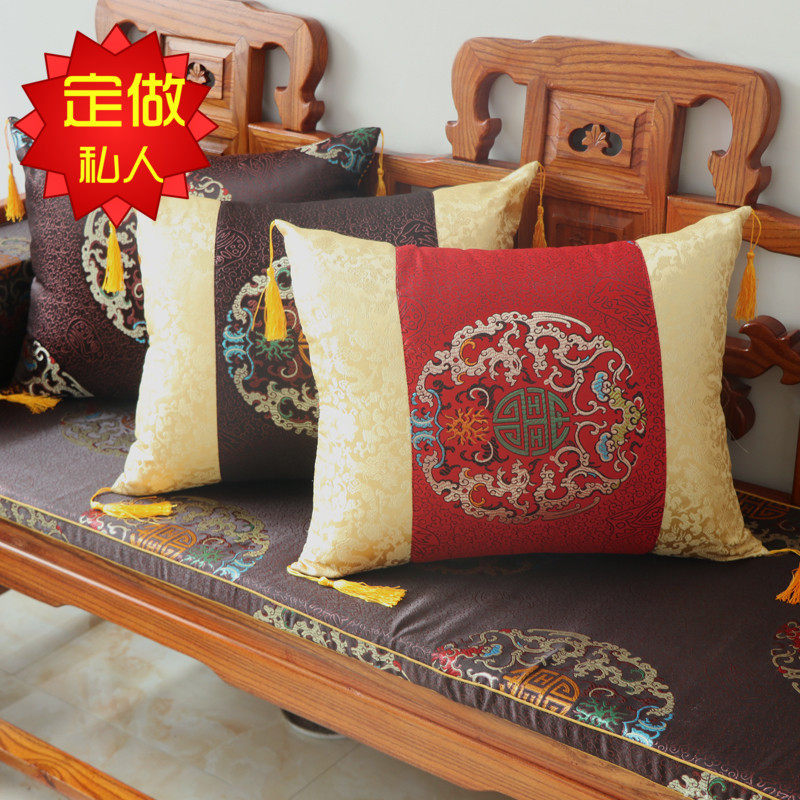 现代中式抱枕抱枕套中式抱枕中式沙发抱枕靠垫腰靠床头靠汽车靠垫