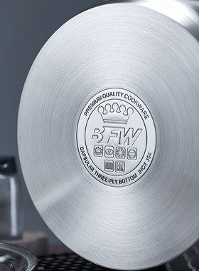 BFW蒸锅蒸笼多层家用商用加厚30不锈钢复合底2/30/3cm包子馒头