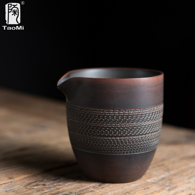 陶迷云南建水紫陶公道杯纯手工功夫坭兴陶瓷大分茶器紫砂茶海茶具