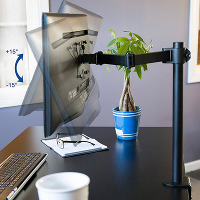 新蕾电脑显示器支架增高臂台式可升降旋转伸缩显示器落地架