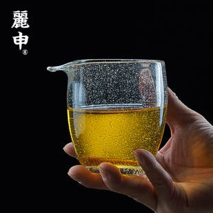 星空杯丨荒川风格气泡鸟嘴耐热玻璃公道杯泡茶杯分茶器匀杯茶具