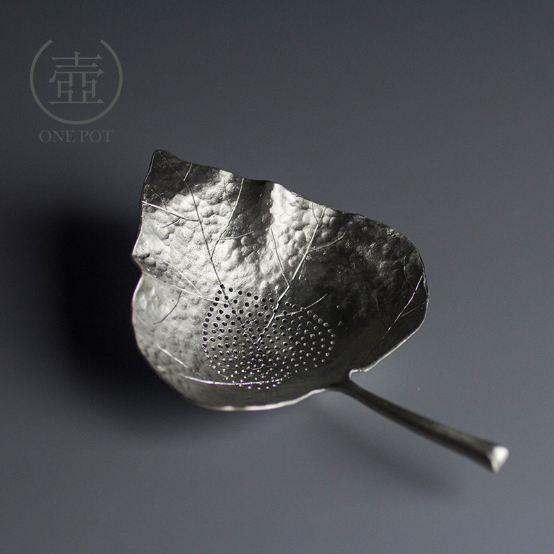 纯锡茶漏手工茶漏套装功夫茶具配件茶隔滤茶器茶叶过滤器金属茶滤