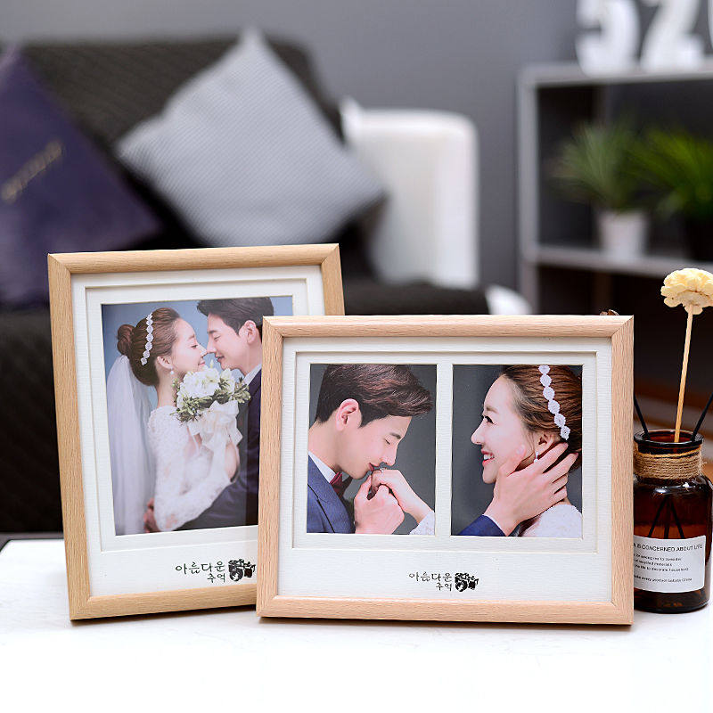 婚纱照小相框摆台多宫格结婚照片桌摆玄关电视柜床头柜摆8寸10寸,家居饰品,相框/画框,淘宝优惠券,粉丝福利购,淘宝优惠卷