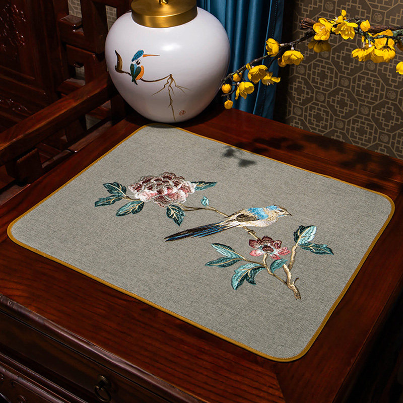 餐桌垫布艺餐垫隔热碗垫杯垫家用花瓶垫防烫棉麻烫金刺绣托盘垫子,居家布艺,餐垫,淘宝优惠券,粉丝福利购,淘宝优惠卷