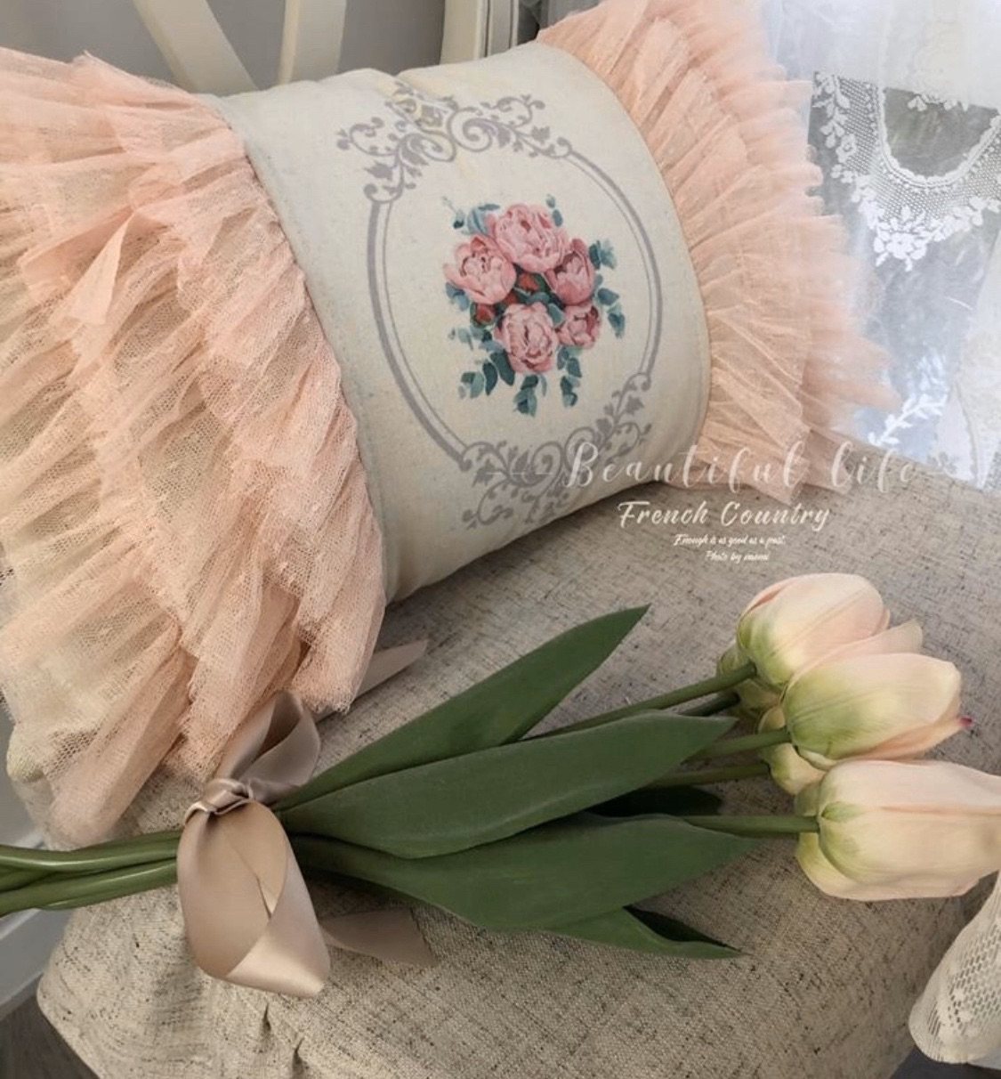 欧式其他规格新款靠垫蕾丝荷叶边睡觉印花腰靠家用汽车沙发抱枕套,节庆用品/礼品,创意抱枕,淘宝优惠券,粉丝福利购,淘宝优惠卷