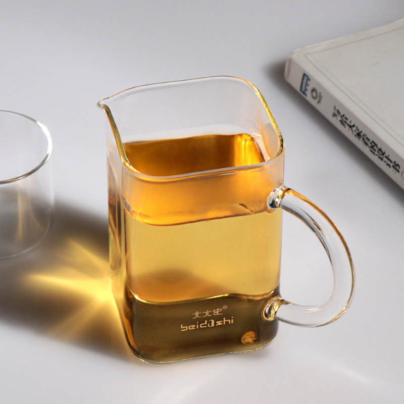 玻璃公道杯茶漏套装茶海分茶器耐高温加厚玻璃茶具四方公道杯小号,餐饮具,公道杯,淘宝优惠券,粉丝福利购,淘宝优惠卷