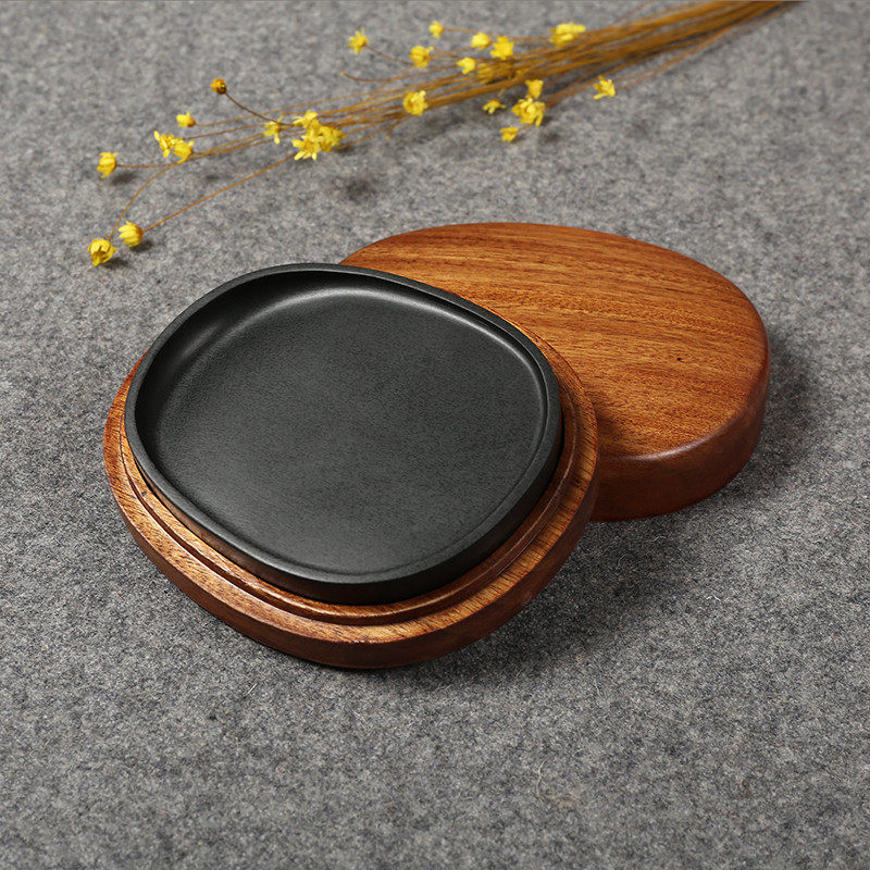 歙砚青鱼子砚掌中宝3.5寸 砚台研墨砚台安徽砚台原石料 带盖密封,文具电教/文化用品/商务用品,文房四宝,淘宝优惠券,粉丝福利购,淘宝优惠卷