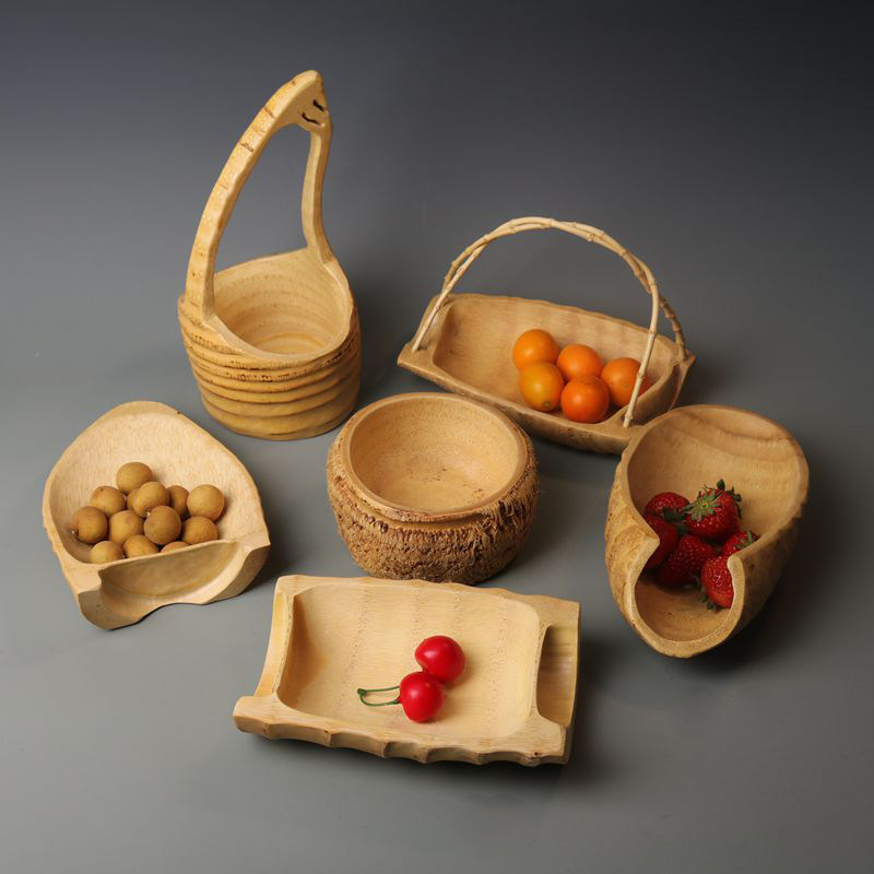 竹根雕果盘 菜盘 竹根果盘竹根果篮水果盘干果盘 竹制果盆 超值,餐饮具,果盆/果盘/果篮,淘宝优惠券,粉丝福利购,淘宝优惠卷