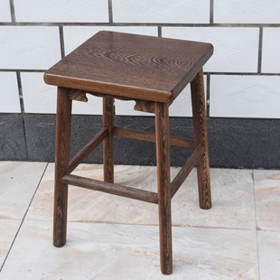 鸡翅木凳子小板凳家用加厚矮凳独板方凳圆凳红木家具板凳实木脚凳