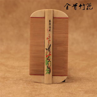 篦子常州梳篦厂礼盒常州特产虱子梳超密齿去头屑老式竹制除头虱