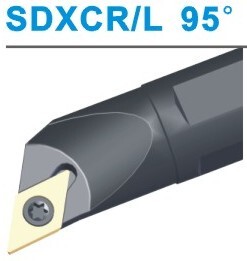 95度数控内孔车刀杆S型S08K/S10K/S12M/S16Q/S20R/S25S-SDXCR/L