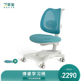 2平米 博睿多功能学习椅 单杆机械式可升降双靠背学生儿童椅
