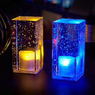 酒吧台灯led充电吧台灯创意床头餐厅桌灯咖啡厅小夜灯清吧氛围灯