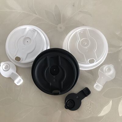 90mm口径咖啡奶茶一次性密封防漏杯盖冷热饮料纸塑外卖打包纸杯盖