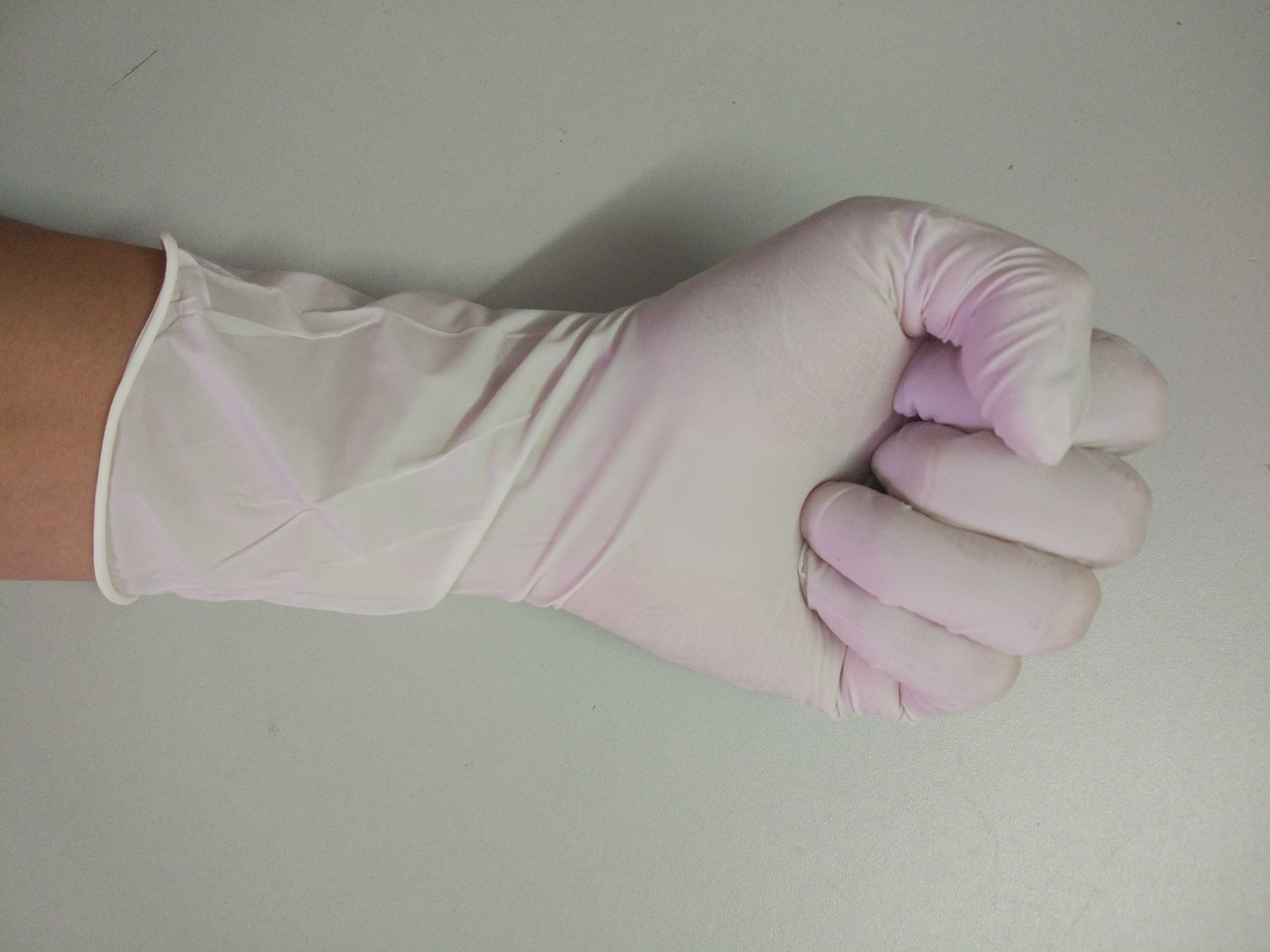 Cleanroom Nitrile Gloves 一次性加长12寸T60防静电净化丁腈手套