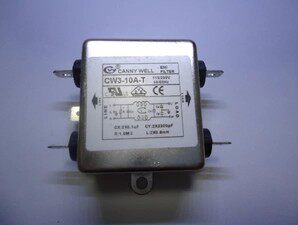 CANNY WELL 电源滤波器 CW3-20A-T 单级 交流电源净化器CW3-10A-T