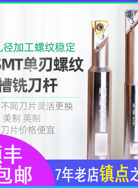 T型螺纹铣刀杆CNC加工中心槽刀杆HSMT双用抗震杆子10 12 14包邮